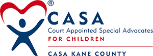 Logo for CASA Kane County